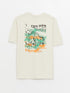 LC Waikiki Crew Neck Short Sleeve Printed Combed Cotton Men's T-shirt